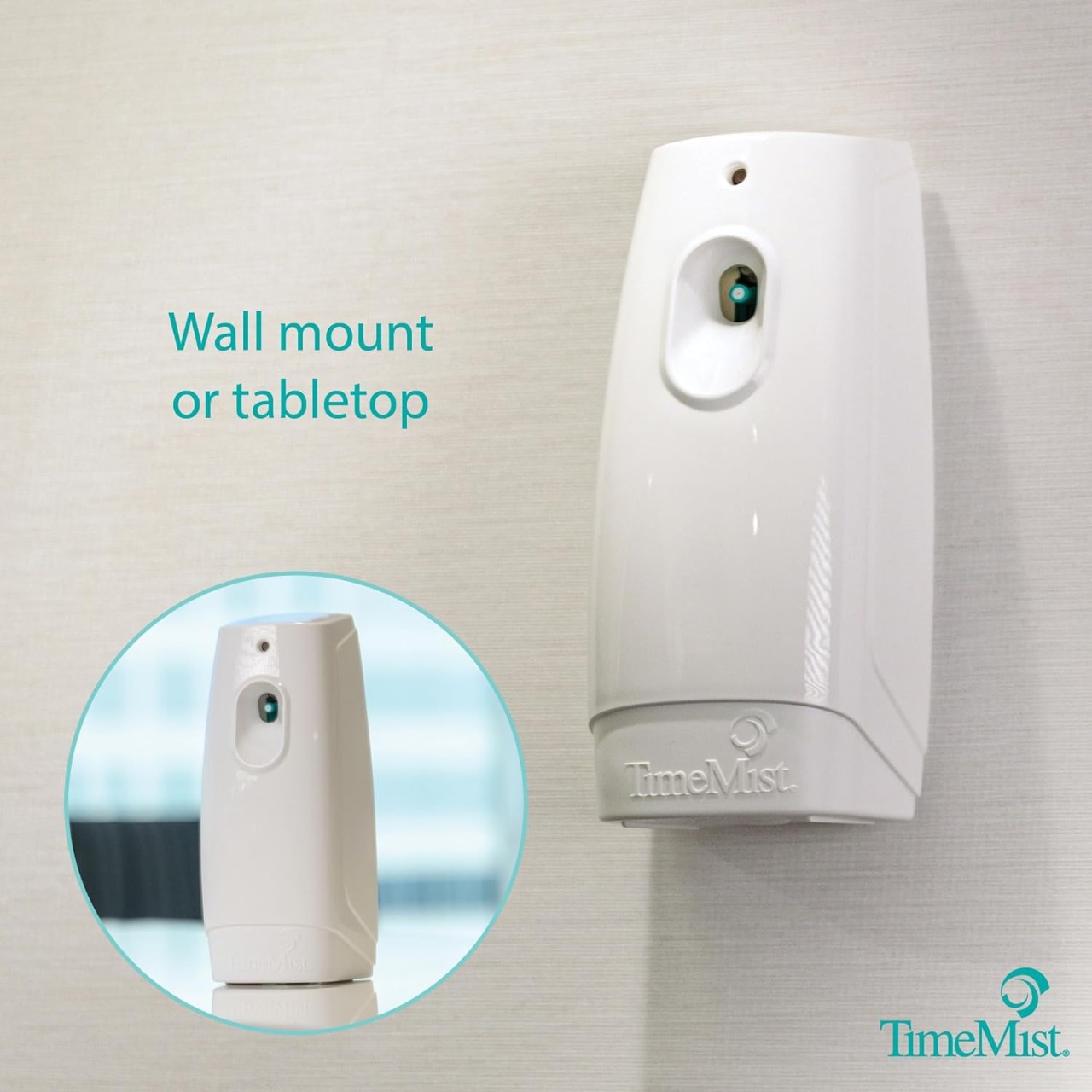 Timemist dispenser installed